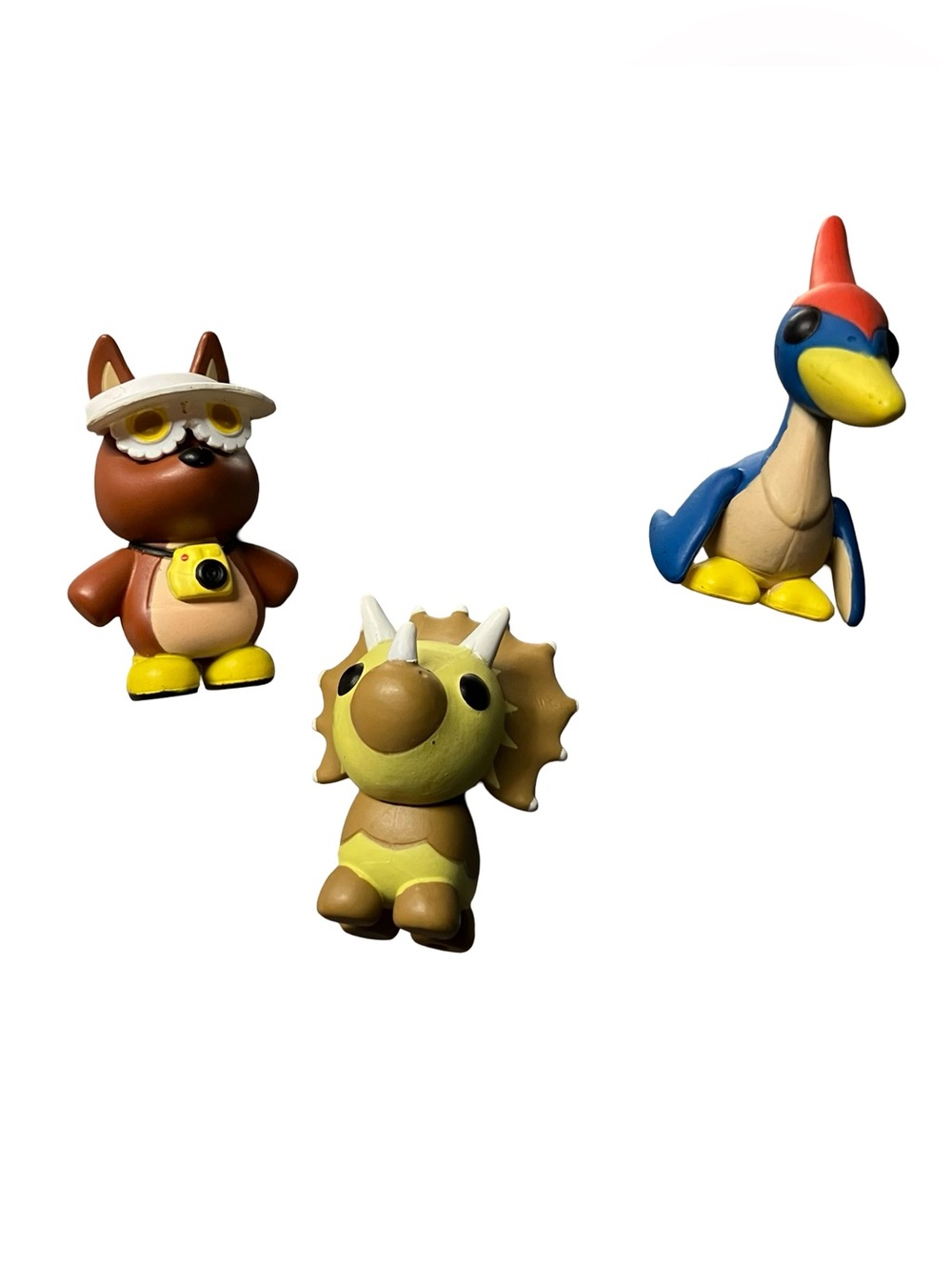 Jazwares Adopt Me Figures Roblox Dinosaurs Fossil Isle & Kangaroo Chase LOT Of 3